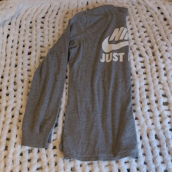 Nike Mens Gray Long Sleeve Shirt - Picture 4 of 4